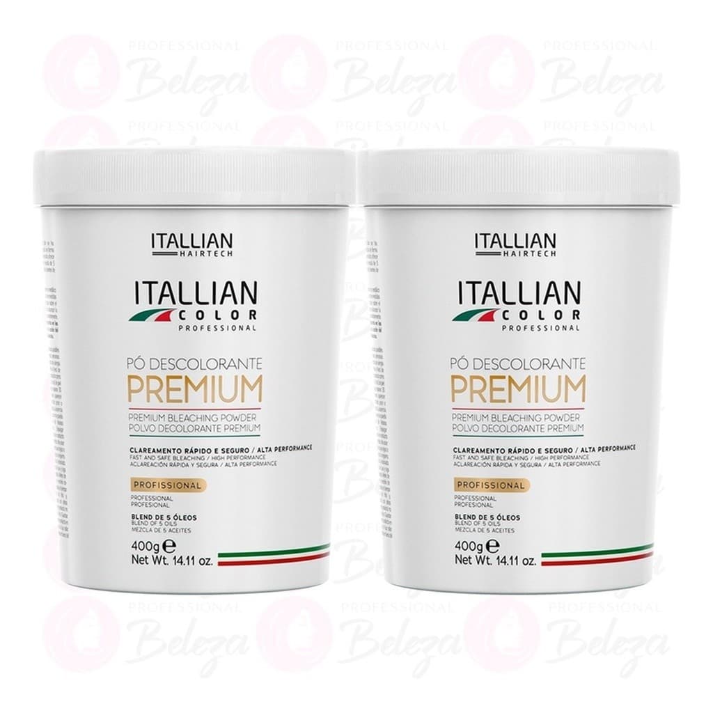 2 Unidades Pó Descolorante Premium Itallian Color