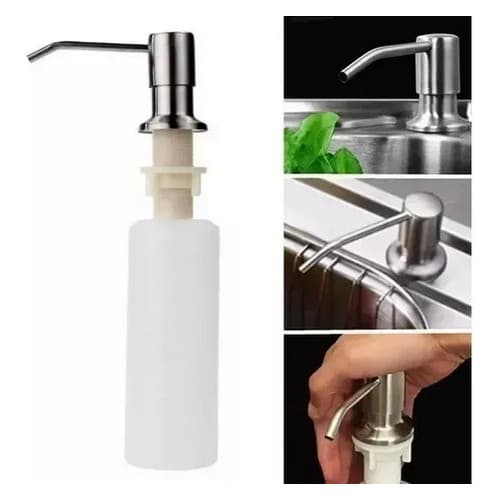 Dosador Dispenser Detergente Sabonete Para Cuba Inox Bancada