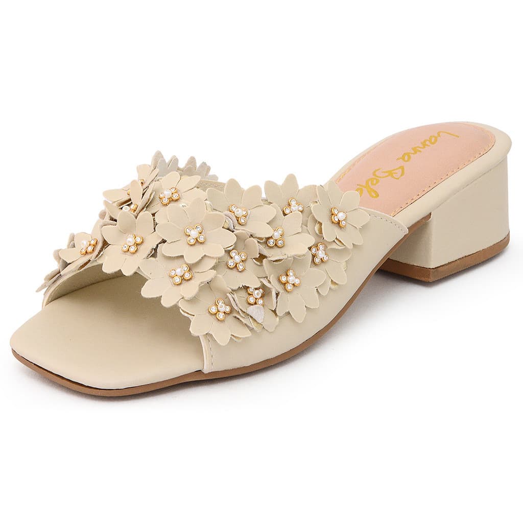 Tamanco Feminino Sandalia Saltinho Medio Confortável REF 514