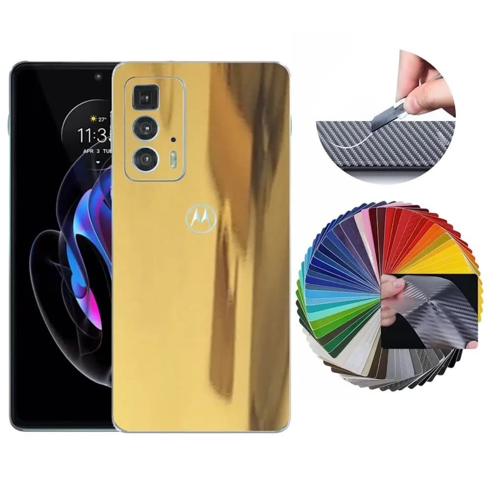 Película Motorola Edge 20 Pro Adesivo Skin Protetora Anti-risco Segurança Contra Arranhões Guard