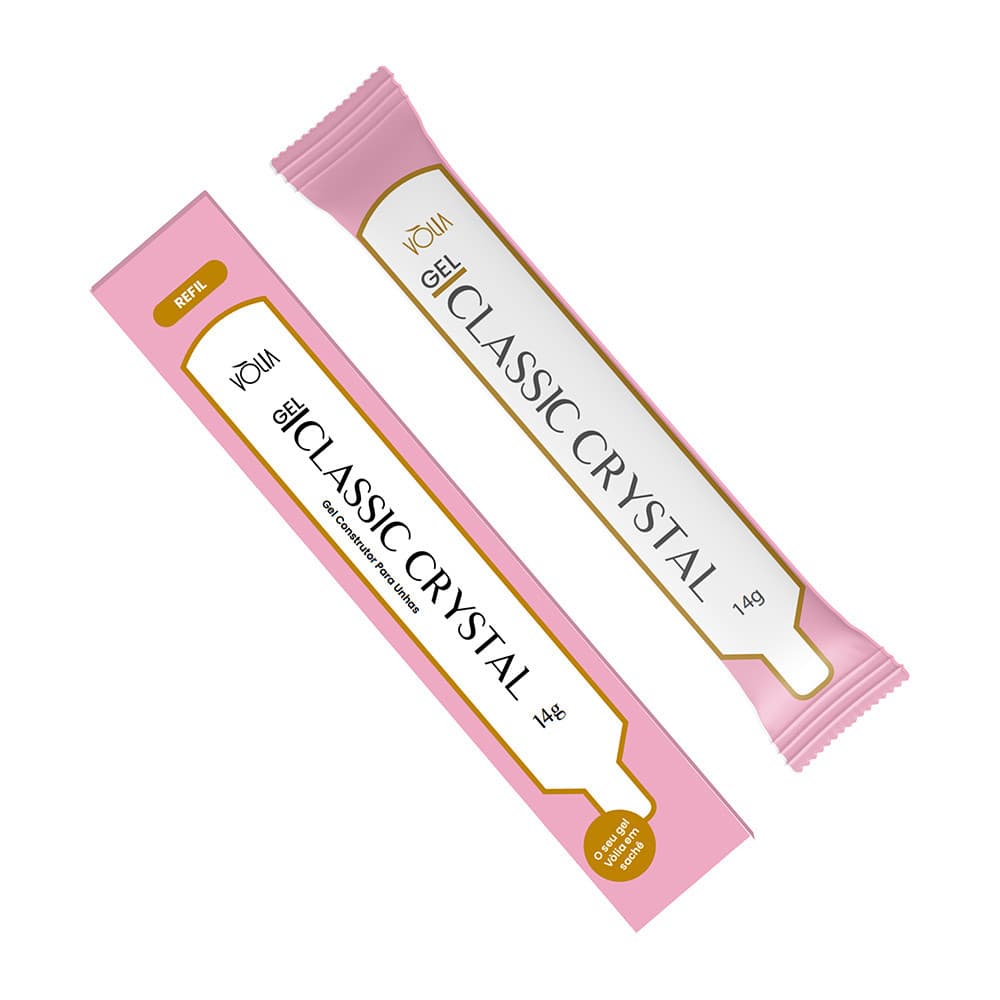 Refil Sache Gel Classic Crystal Bisnaga 14g - Voliaç