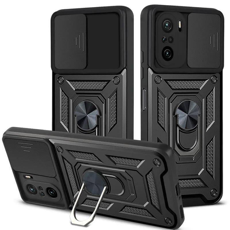 Para POCO X4 pro X3/NFC/M3 F3 X5 X5 5G Capa De Proteção Do Telefone À Prova De Choque Push Pull Camera
