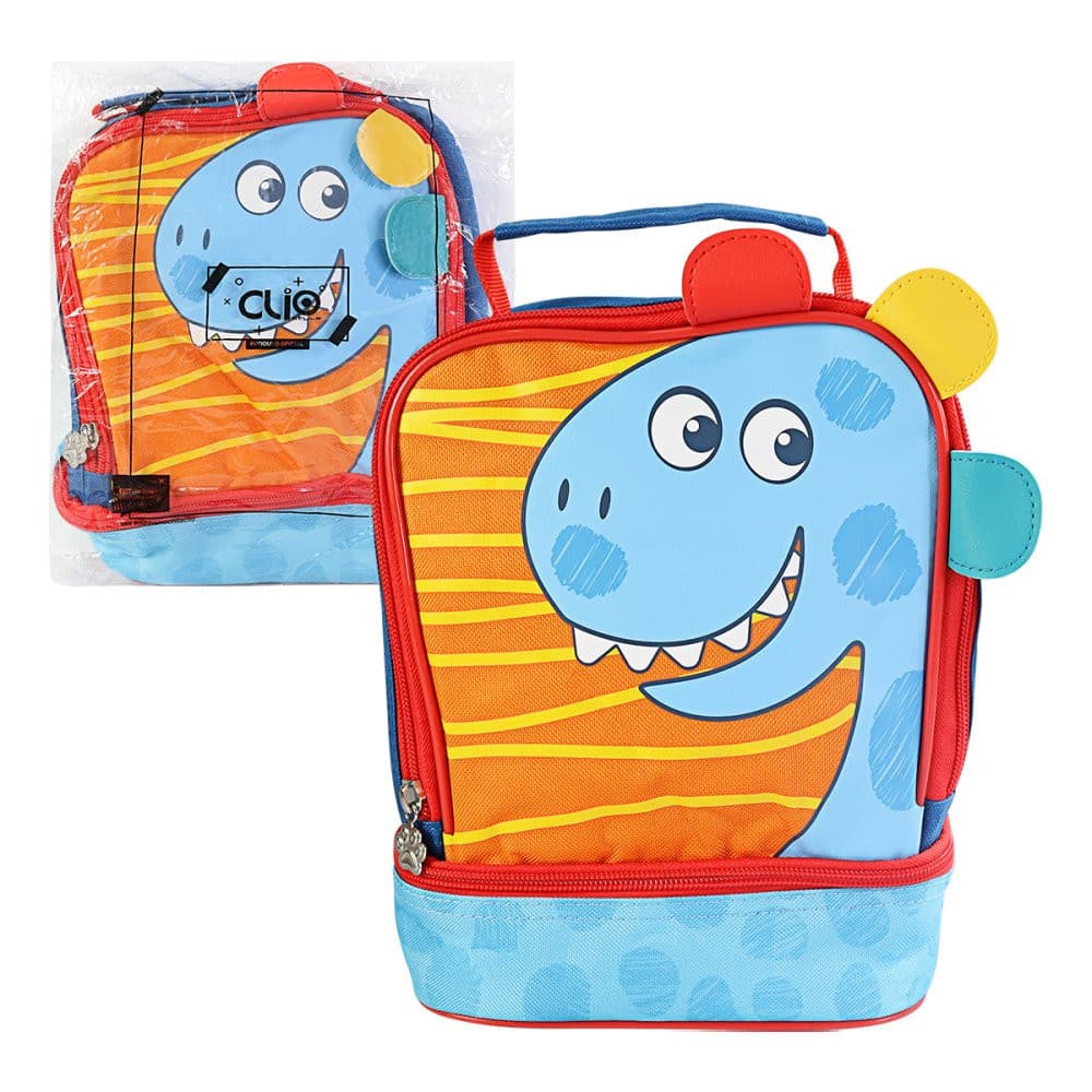 Lancheira Escolar Infantil Dino Pote Vasilha de Lanche Escolar Recreio Infantil Criança Crianças Escola Volta as Aulas