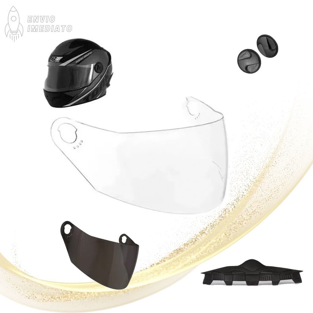 Viseira Reparo Pro Tork Liberty Four R8 New Liberty 4 New 4 Racing