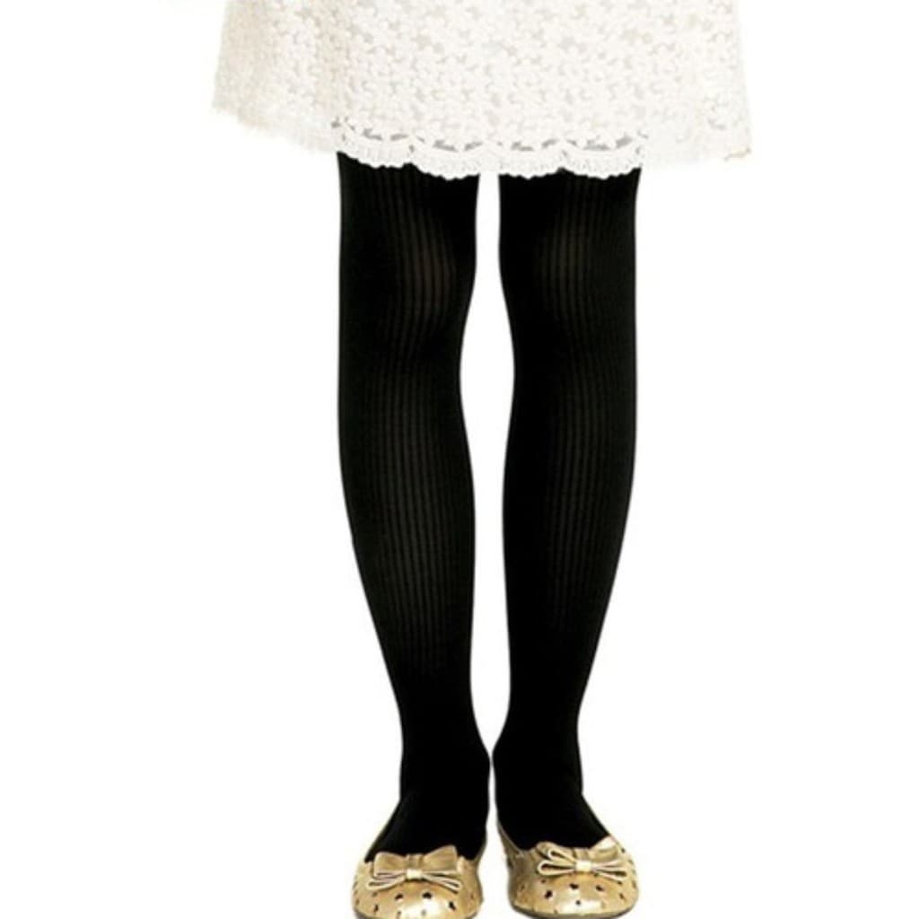 Meia Calça infantil Selene Fio 70 9500 Canelada Inverno Poliamida meia calça fio 70 segunda pele cor da pele meia calça elegante