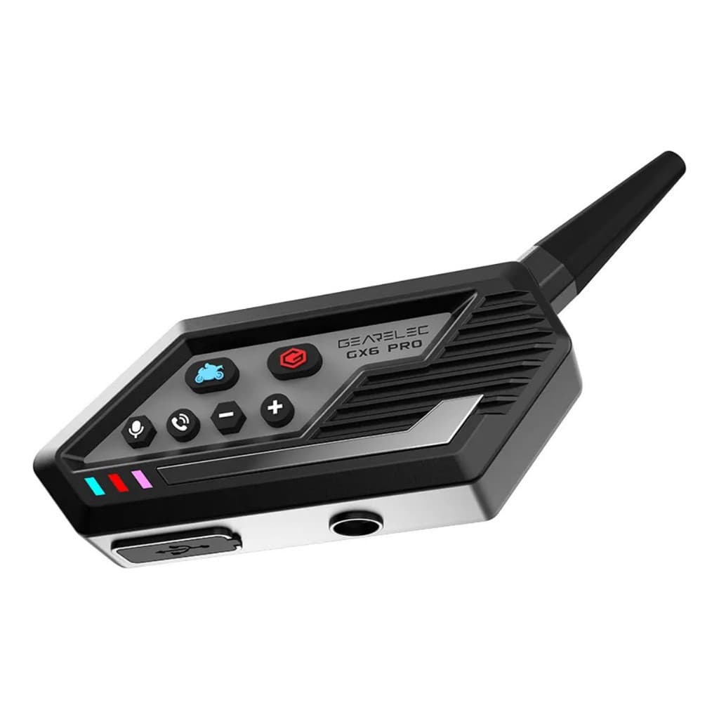 Intercomunicador Moto Bt 5.0 Capacete 1000m Gx6 Pro