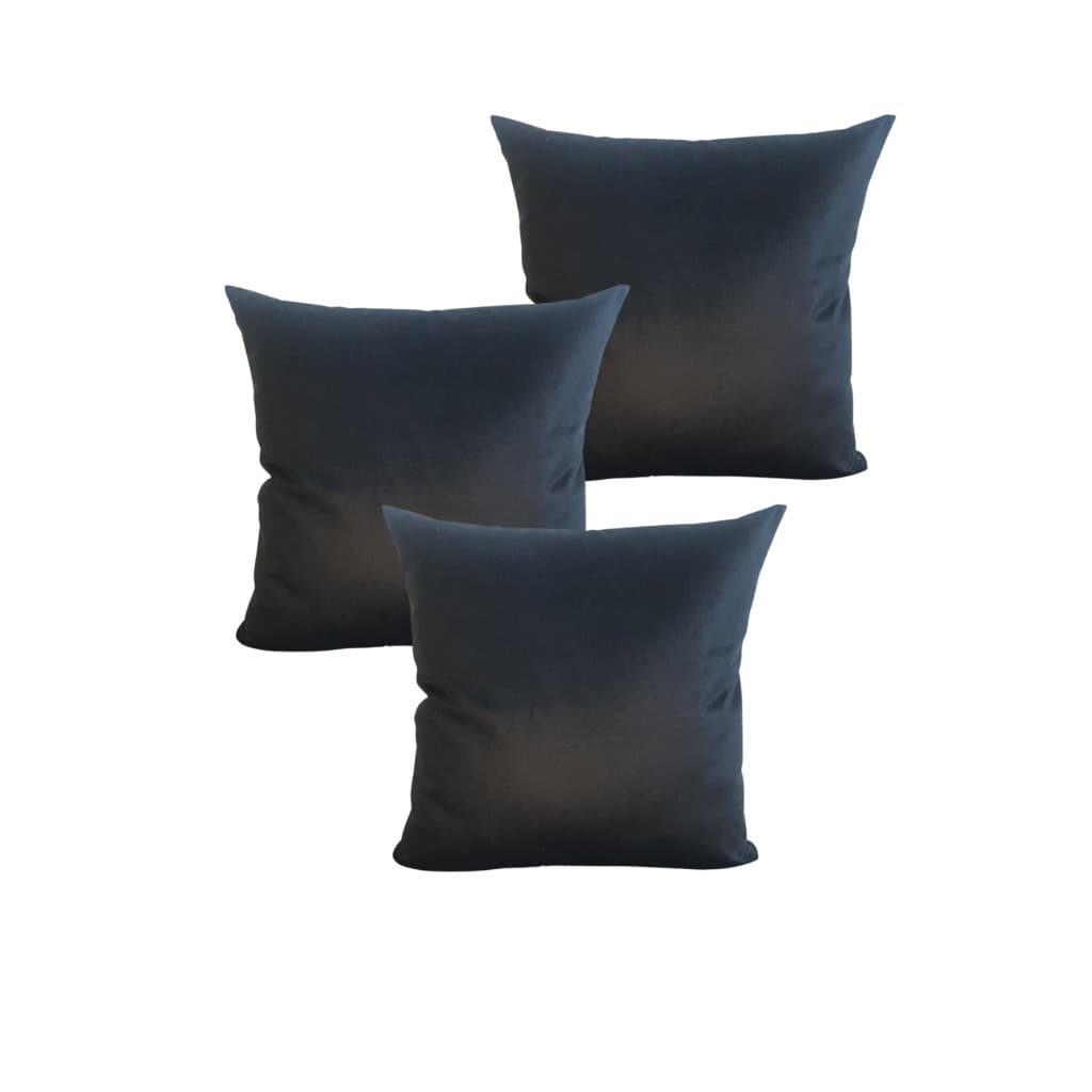 Kit 3 Capas De Almofadas Decorativas  Lisas 60x60 Tamanho Grande macia peludinha