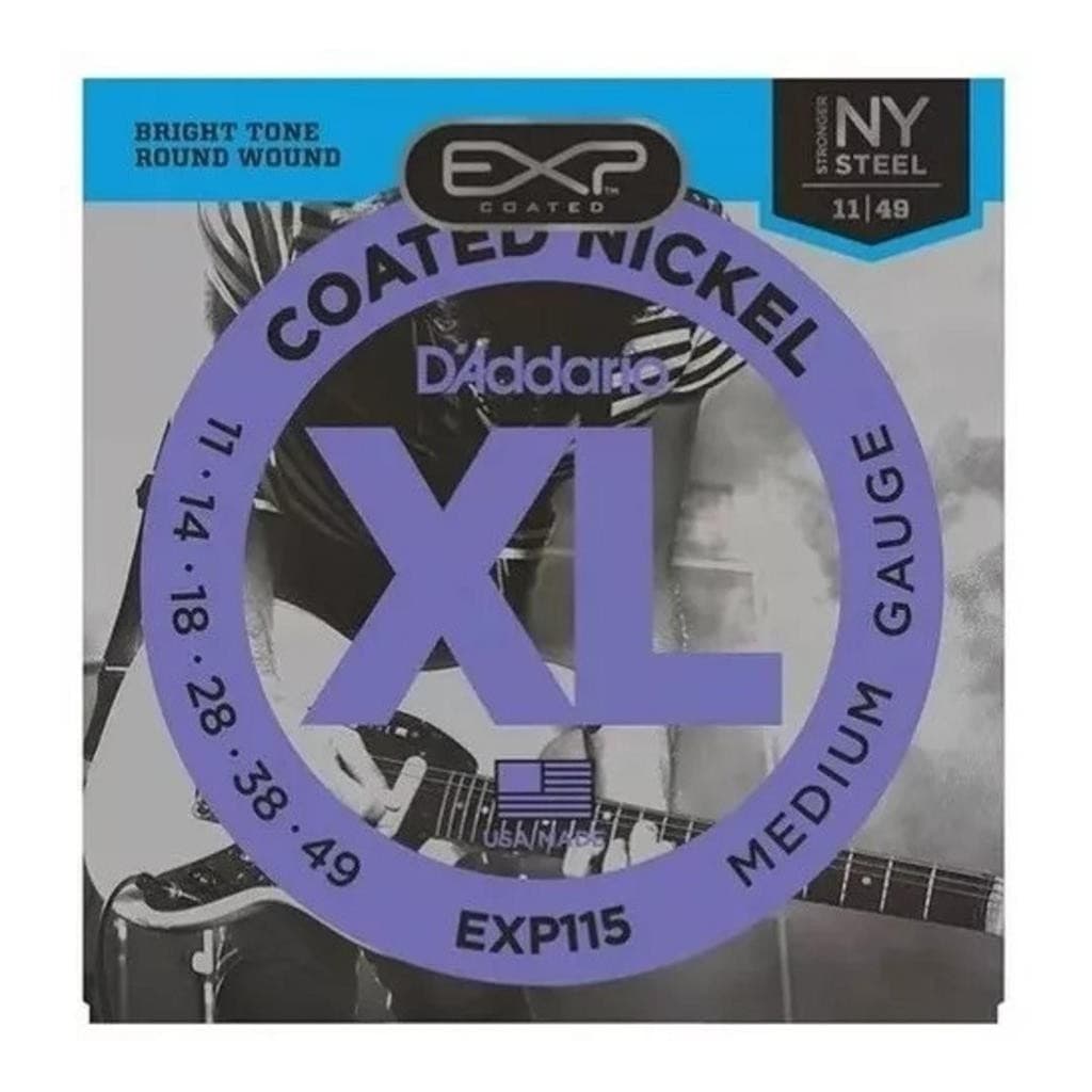 Encordoamento Guitarra Exp115  Daddario 011 c/nf