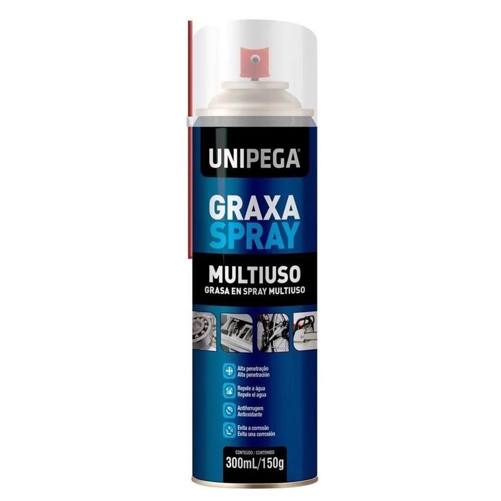 Graxa Spray Multiuso 300ml Unipega