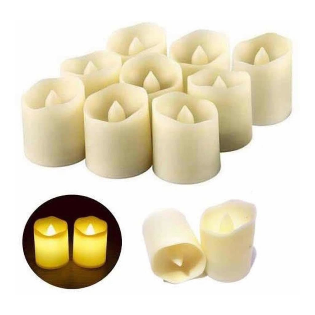 Vela Artificial Led Para Kit Com 5vela