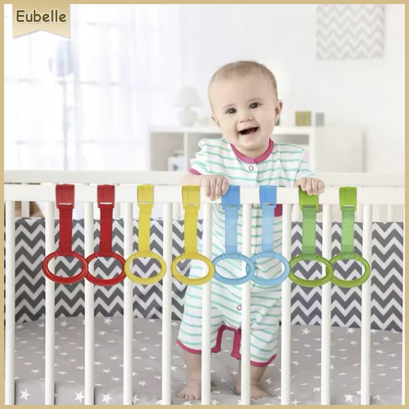 1/4 Pcs  Anel De Puxar Berço De Bebê Com Ganchos / Para Uso Geral Anel De Tração Para Cercadinho