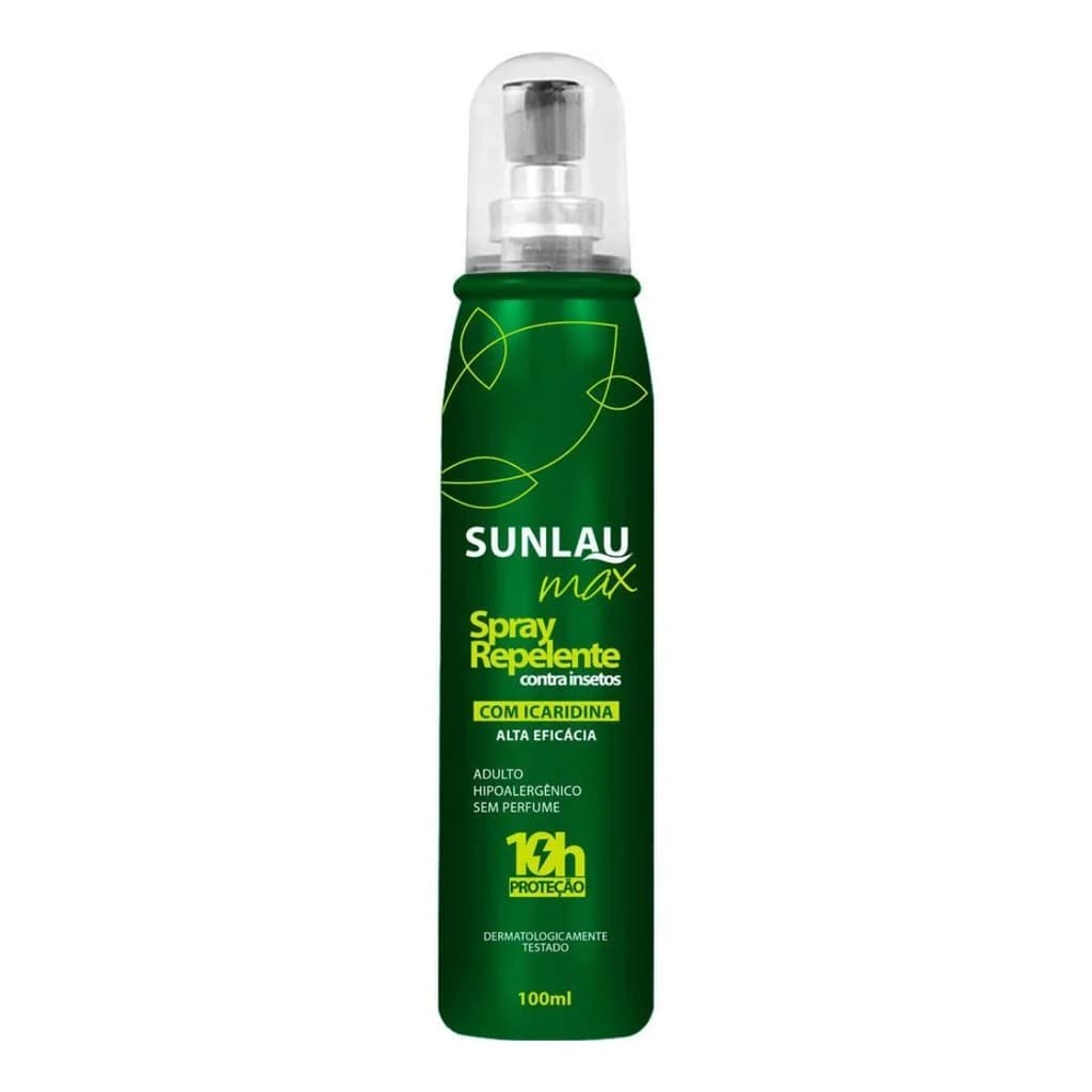 Repelente Spray Proteção Insetos 10h Sunlau Max 100ml Henlau