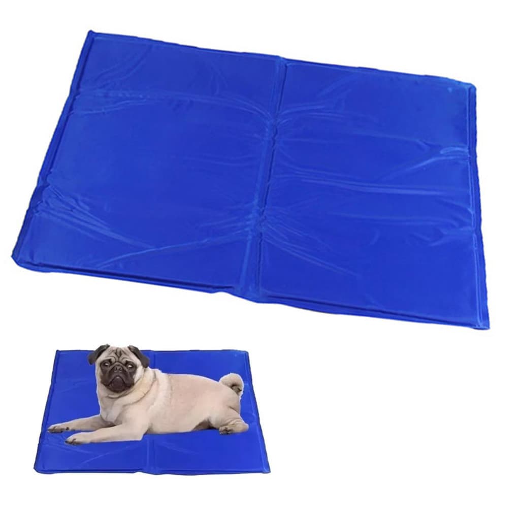 Tapete Gelado Cachorro Gato Cao Pet Refrescante Macio Animal de Estimaçao Colchonete Confortavel Calor Verao Alta Temperatura Dia Quente