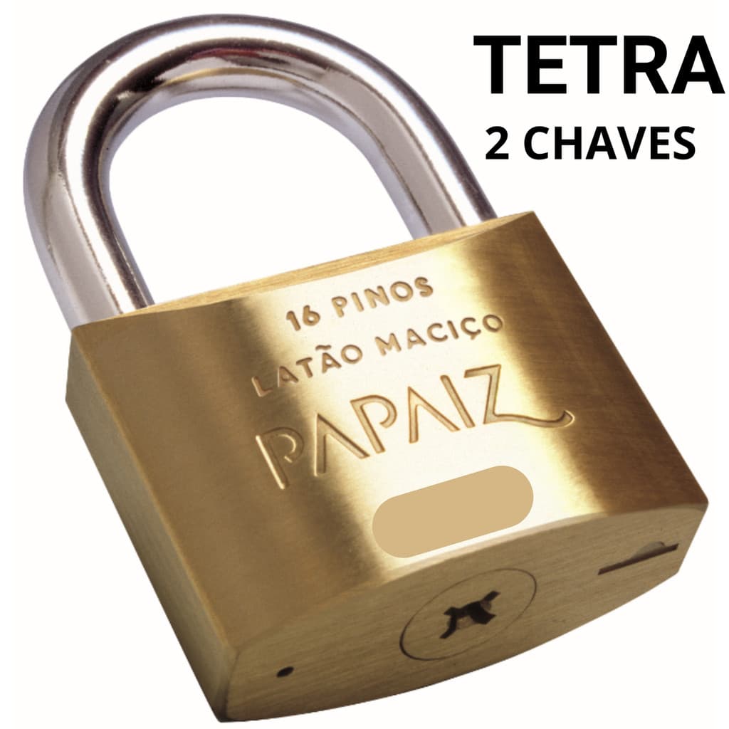 CADEADO PAPAIZ 70MM 2 CHAVES TETRA