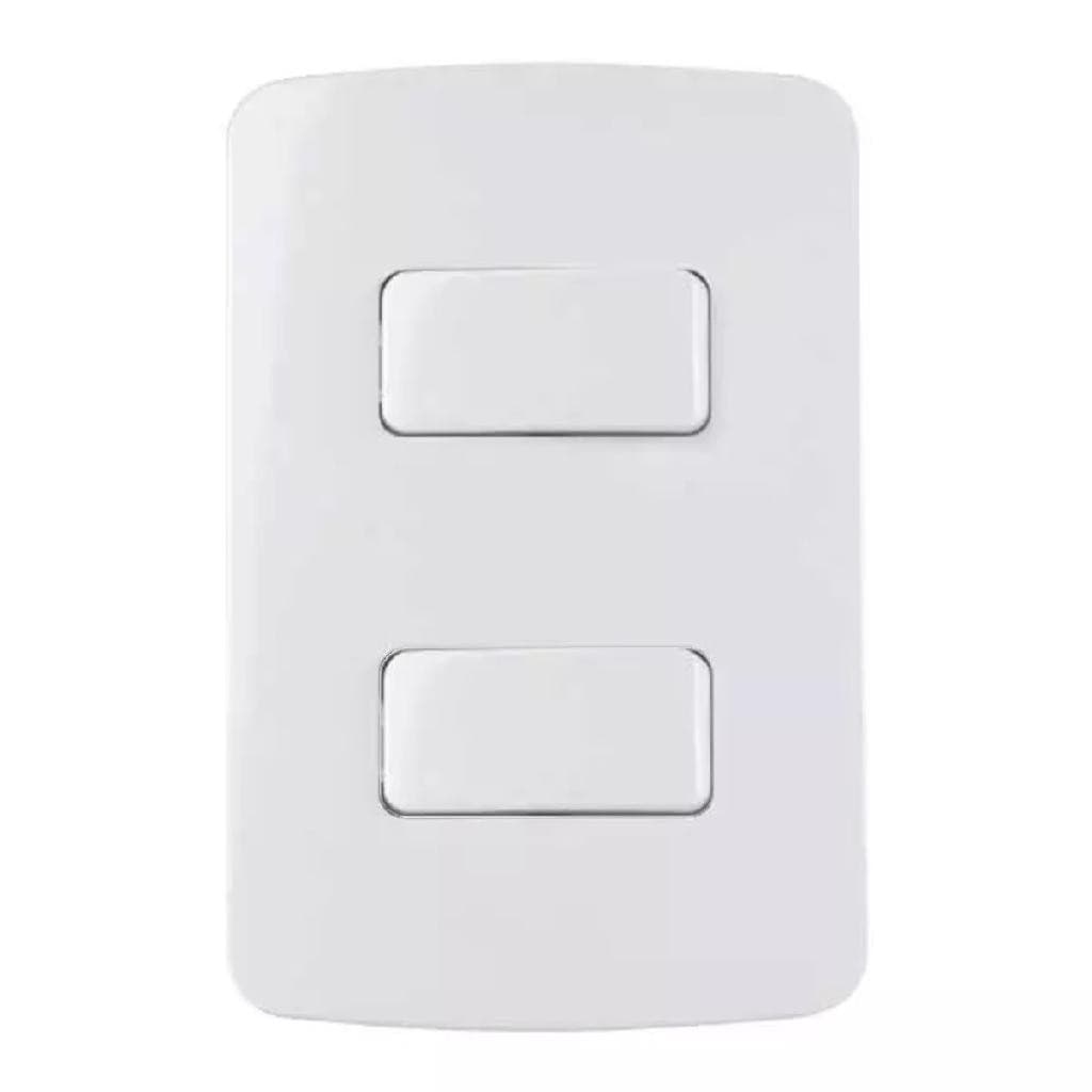 Conjunto 2 Teclas Simples Interruptor 4x2 BR Margirius B3