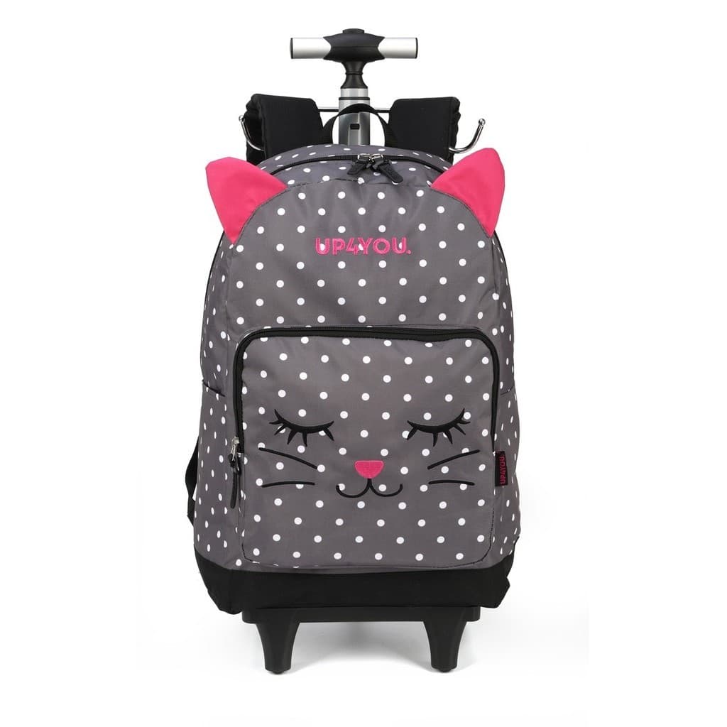 Mochila com rodinhas UP4YOU - Preto
