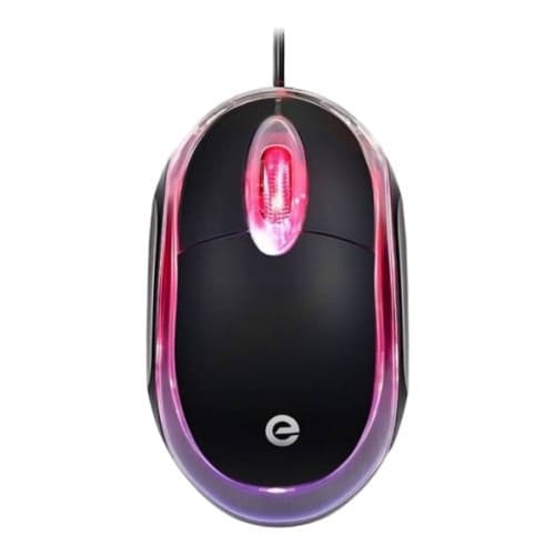 Mouse P/ Notebook Pc Dvr Optico Usb Color Led Azul Ms-9 Exbom