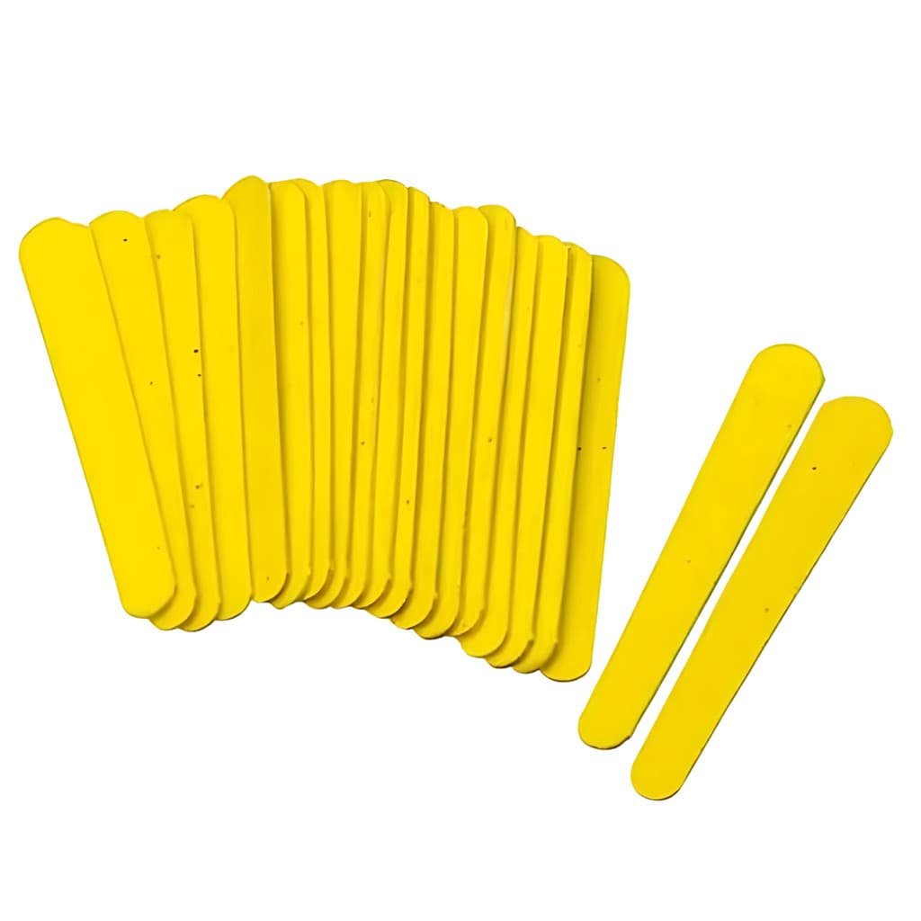 Lixa Amarela Canario Mini 8 cm Pacote com 100 unidades