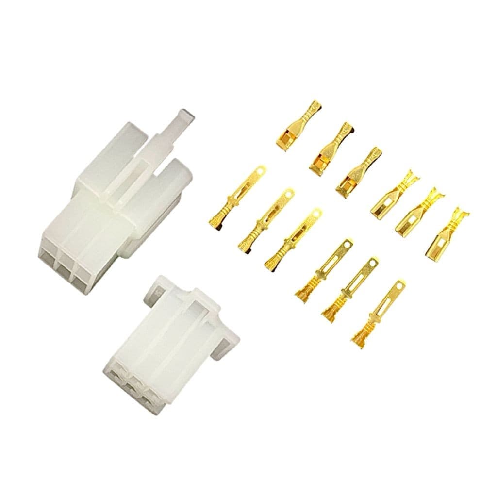 2 Conector Plug 6 Vias 12 Terminais Macho E Fêmea Elétrica