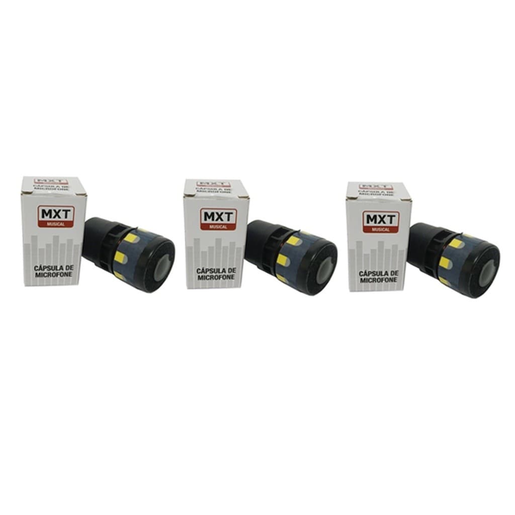 3 Cápsulas Microfone Dinâmica Similar SM58 600ohms Profissional