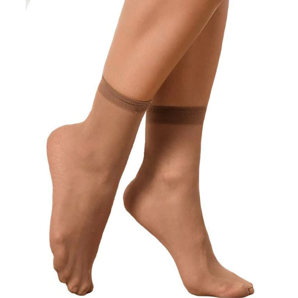 MEIA FEMININA TRIFIL SOQUETE FIO 20 W06126 FINA ATÉ O TORNOZELO
