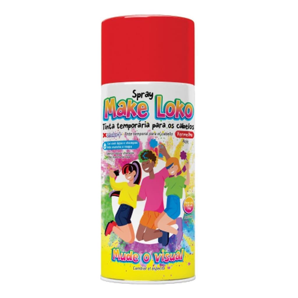 Tinta Spray Temporária Para Cabelo Lr 120ml