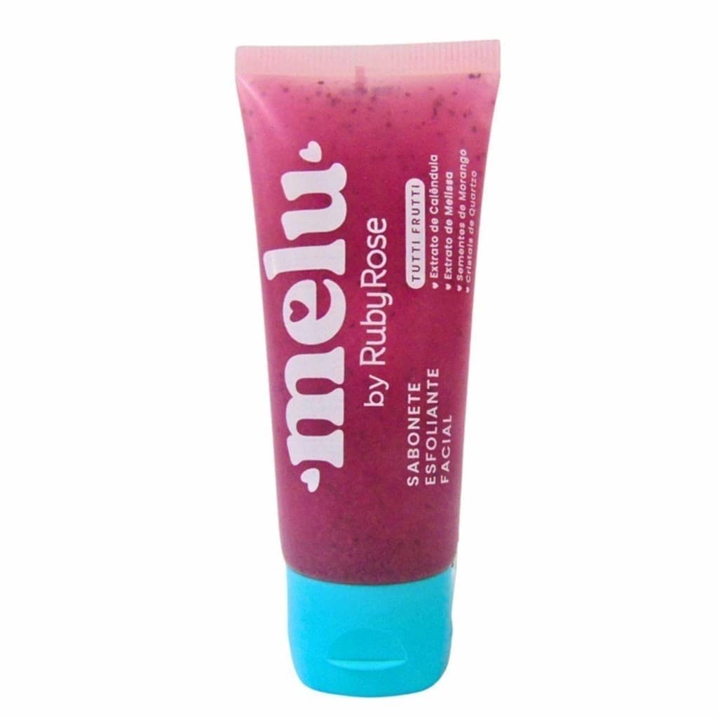 [VENV 12/26] Sabonete Facial Esfoliante TUTTI-FRUTTI Melu by Ruby Rose 75g