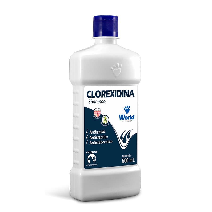 Remedio Para Dermatite Canina Shampoo Clorexidina Dugs Cachorro Gato 500ml - Pet, Pet shop