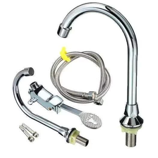 Torneira P/ Pedal Acionador Bica Movel Inox Clinica Hospital