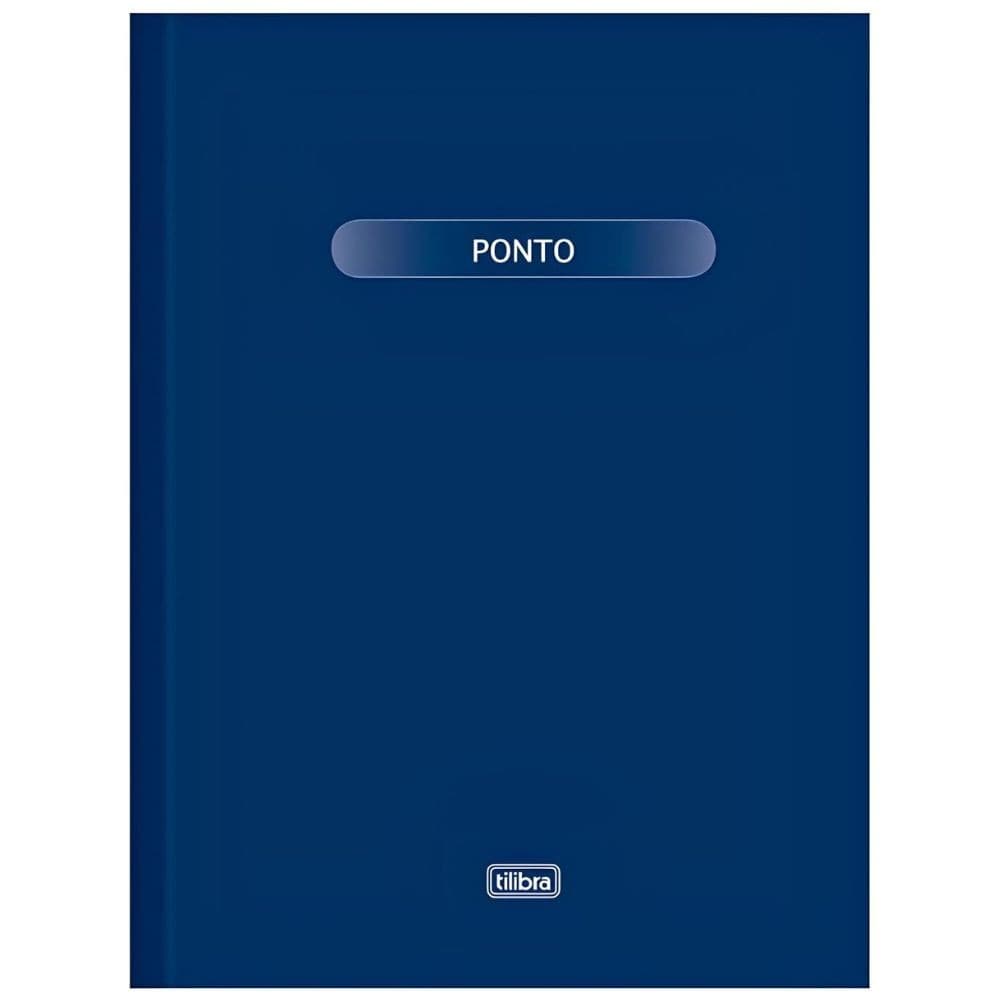 Livro Ponto Tilibra Capa Dura Pequeno 2 Assinaturas 160 Folhas