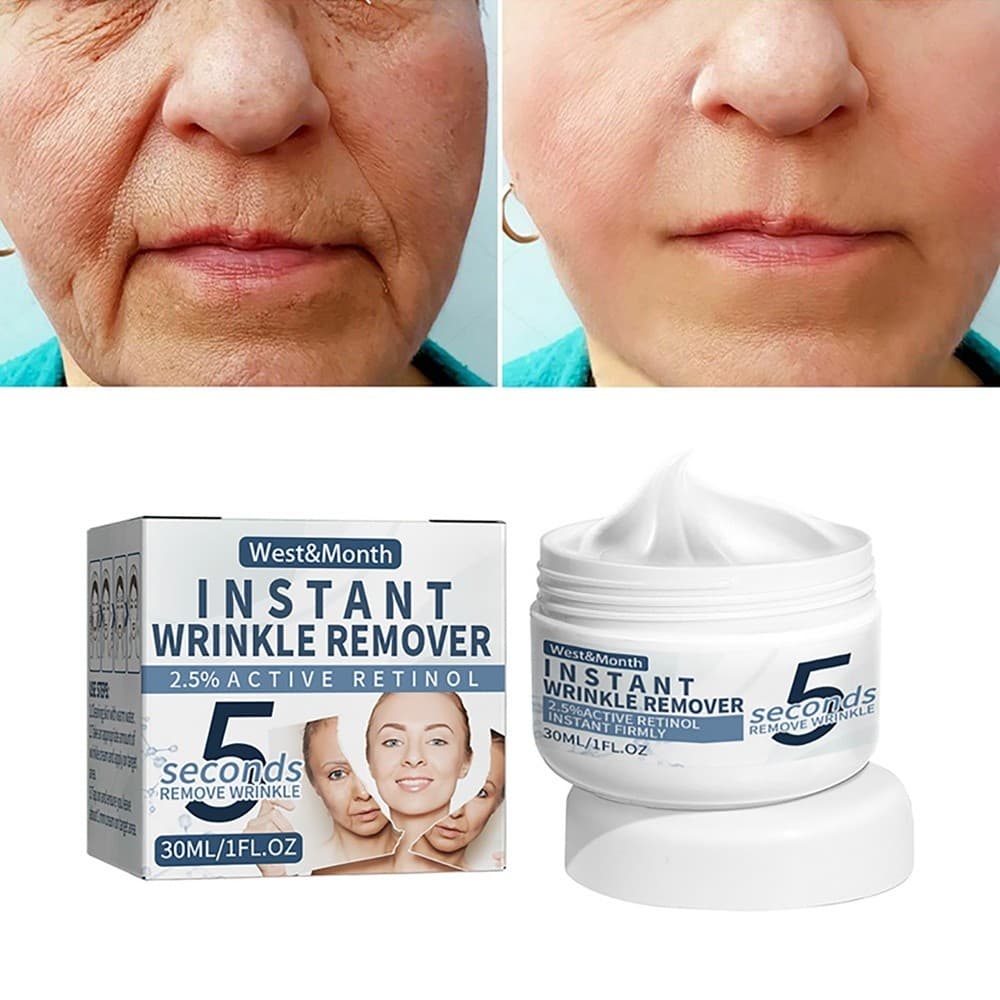 Retinol Remoção Instantânea De Rugas Creme Facial Anti Idade Levantamento Endurecimento Hidratante Desbotamento Linhas F