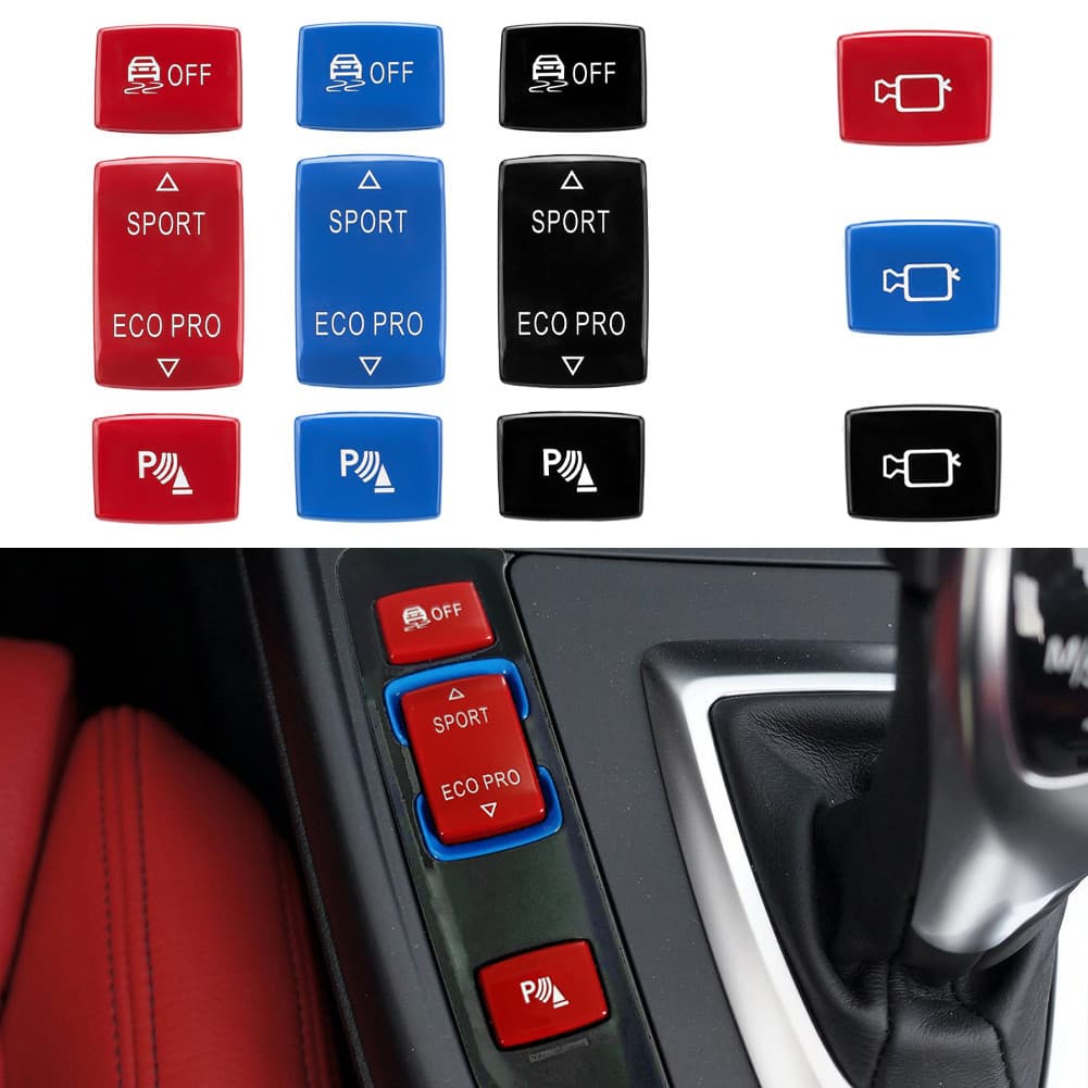 Carro Esporte Eco Pro ESP Antiderrapante Radar Sensor Interruptor Botão Capa Para BMW 1 2 3 4 Série F20/F21 F22/F23 F30/