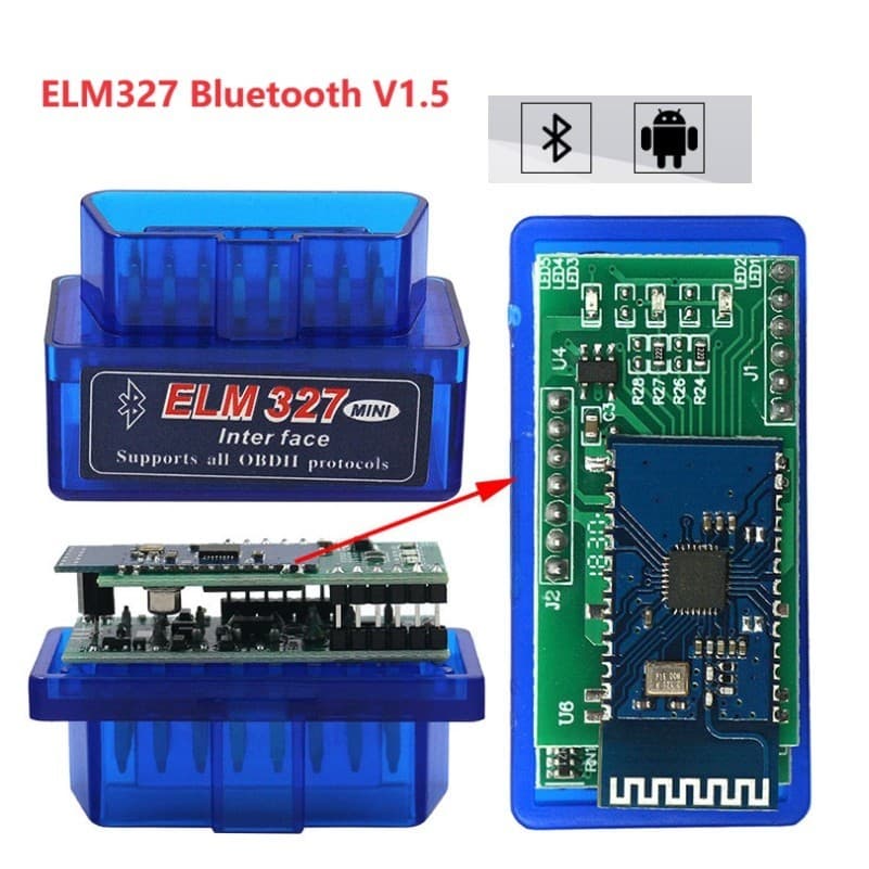 Super Mini ELM327 Bluetooth V1.5 Com Duplo Pic18f25k80 ELM 327 V1.5 Scanner OBD2 Ferramenta Universal De Diagnóstico