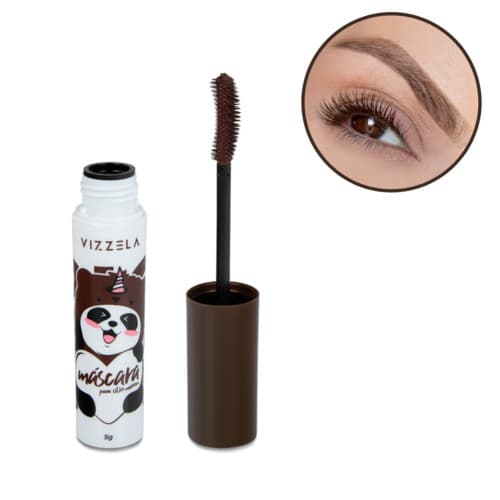 Máscara de Cílios Marrom Rimel Big No Panda Brown Vizela