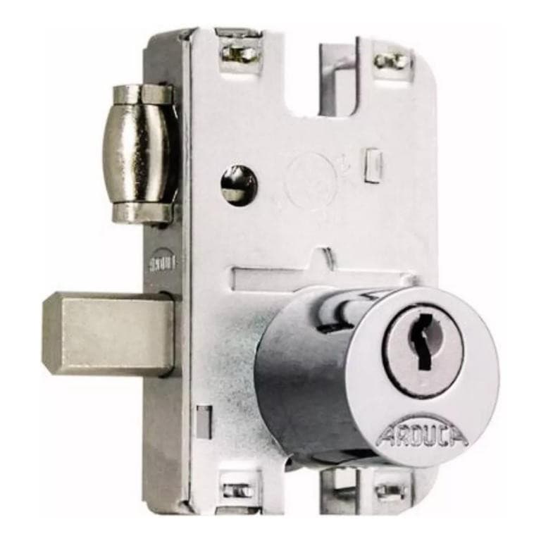 Miolo 1520 ROLETE Arouca Cilindro 2 Chaves p/ Fechadura Porta Pivotante Vidro
