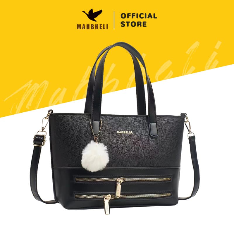 MAHBHELI Bolsa Tote Feminina Grande Capacidade - Perfeita para Trabalho com Alça de Ombro e Alça de Mão Prática