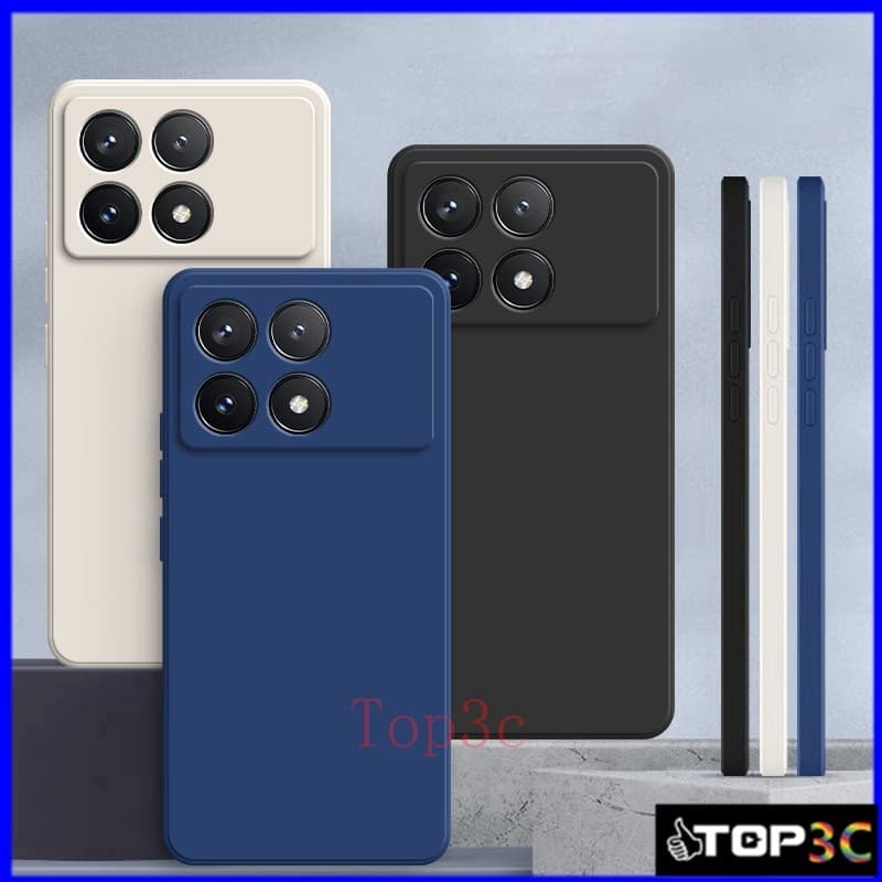Poco X6 Pro/M6 PocoC65/PocoX5 5G Capa De Telefone anti-Queda De silicone Líquido De Cor Sólida YT