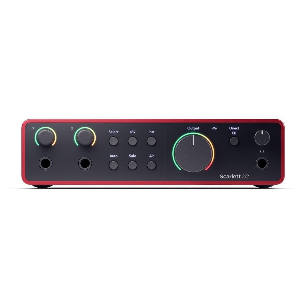 INTERFACE FOCUSRITE SCARLETT 2I2 4 GERACAO