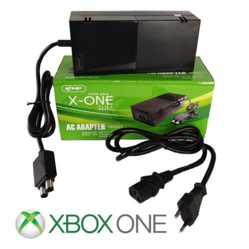 Fonte De Energia Xbox One Bivolt Original Completa KNUP 110v 220v (S26)
