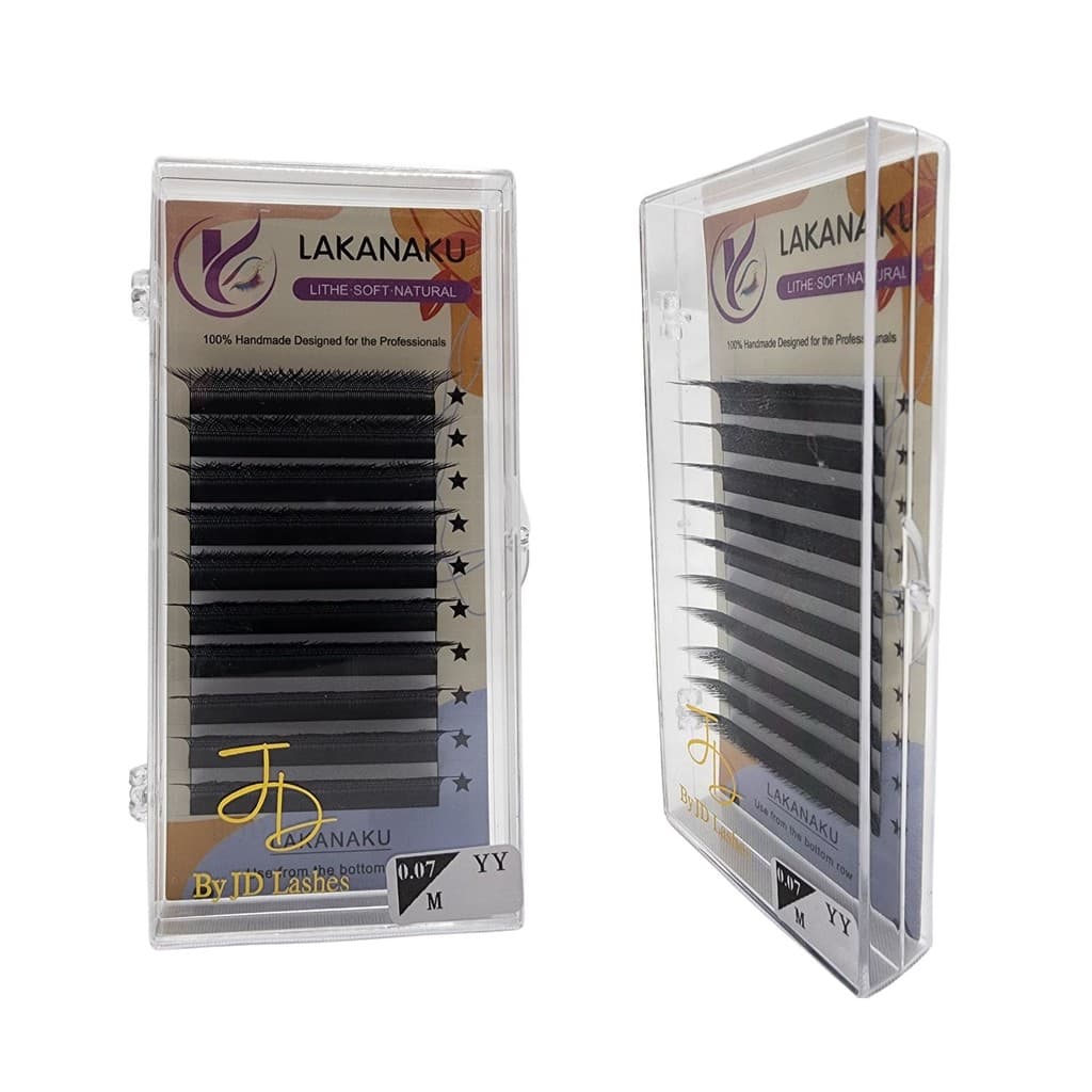Fios Cílios Lakanaku by JD Volume Brasileiro 0.07mm YY M Preto