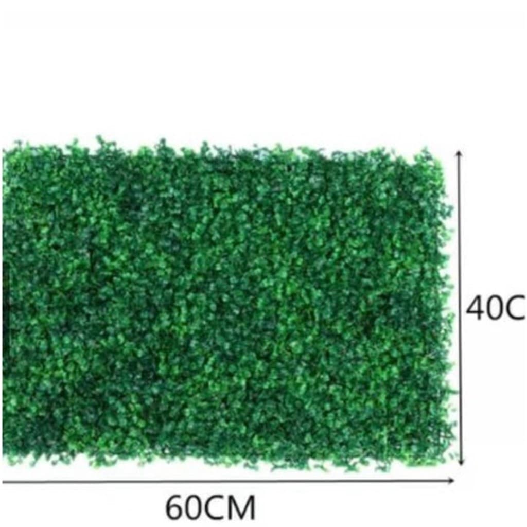 Kit com 5 Placas De Planta Grama Artificial Buchinho Mural Decoração De Parede 40 X 60cmmy
