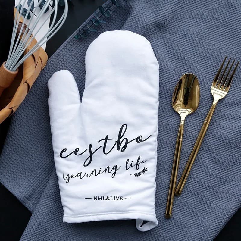 Luva Térmica Alta Classe Requinte para Cozinha Gourmet Em Tecido