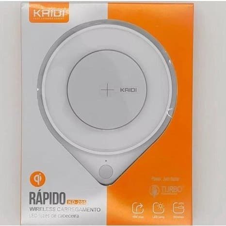 Exclusivo Carregador por Indução Turbo Kaidi Original WBX0 Lançamento novidade