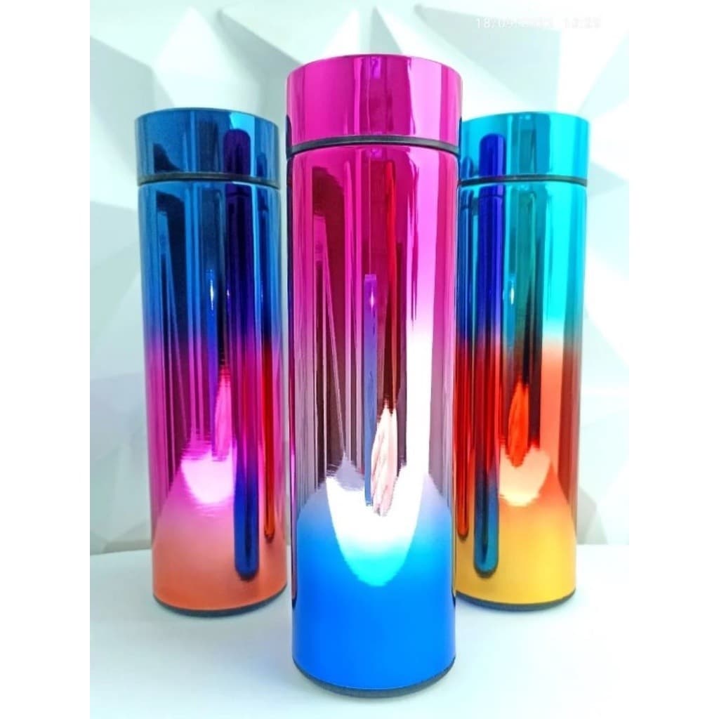 JONY Garrafa Inteligente Digital Metalizada 500ml Display LED Temperatura