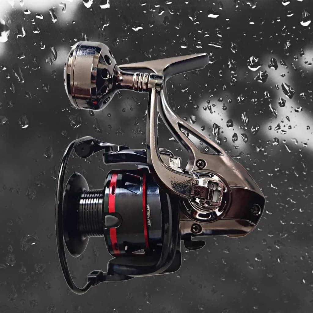Molinete De Pesca Lord Metal 6000- 13 Rolamentos - 4.9:1 - Drag: 14kg - Em Aluminio