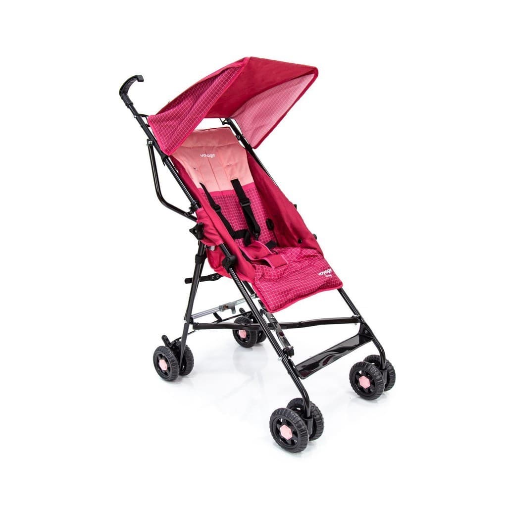 Carrinho de Bebê Voyage Guarda Chuva De Passeio 6 Meses a 15kg Wing Rosa