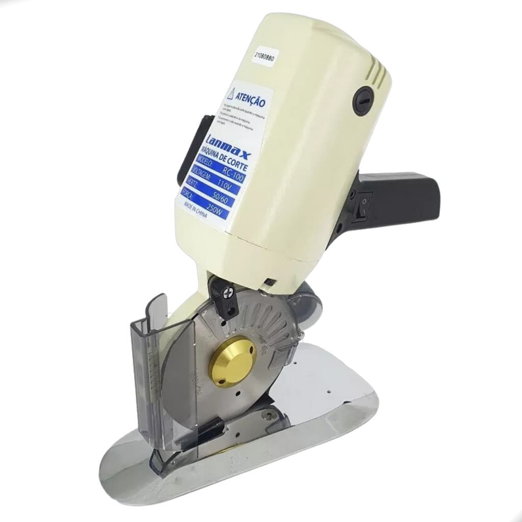 Máquina Cortar Tecidos 4 Polegada Rc-100 Lanmax 250W Têxtil
