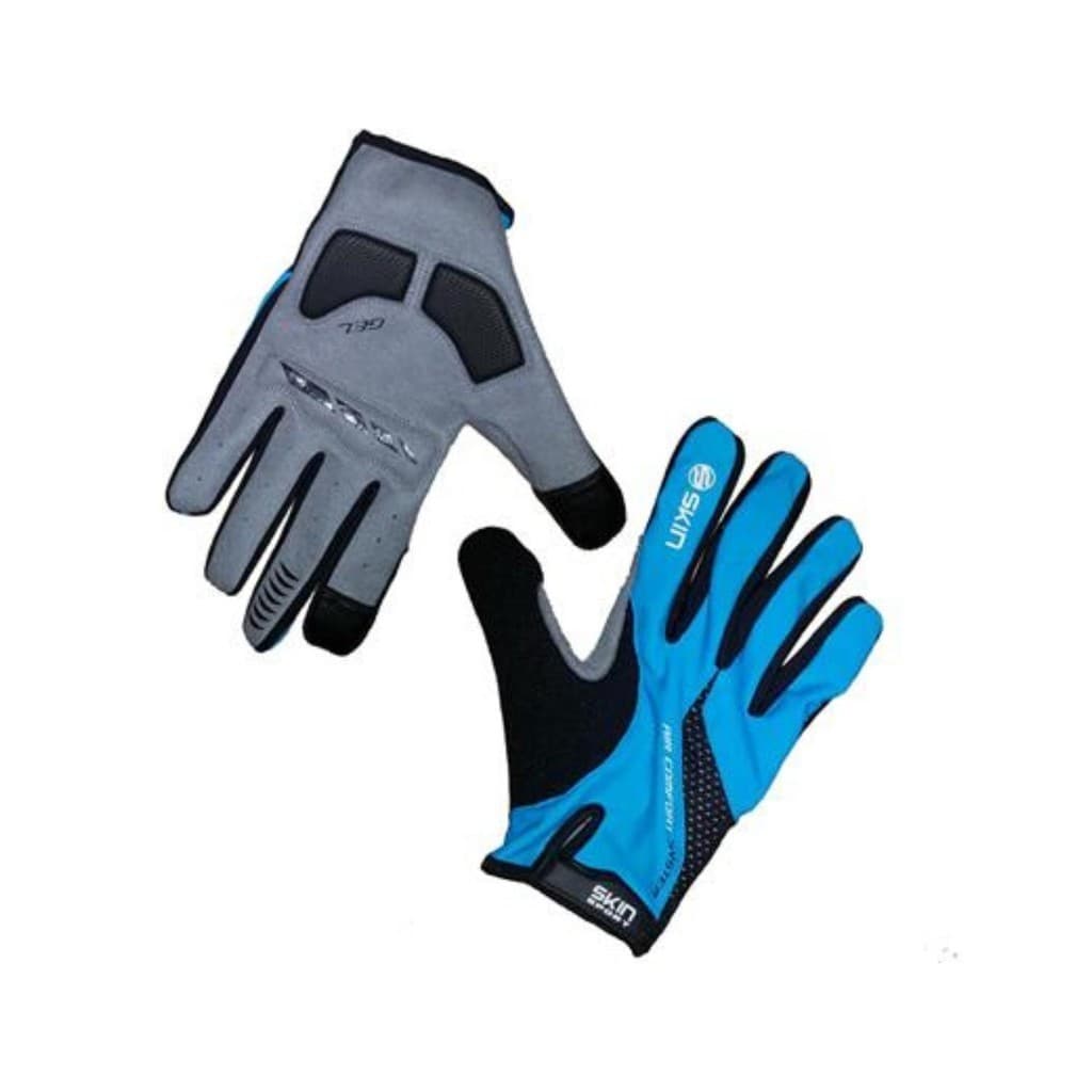 Luva Ciclismo Dedo Fechado Gel - Skin Ss Air Cor:Azul;Tam:M