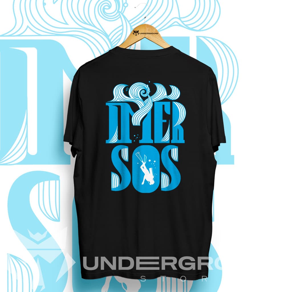 Camiseta Cristã Masculina e Feminina " Imersos" Moda Evangélica  Camisa 100% Algodão