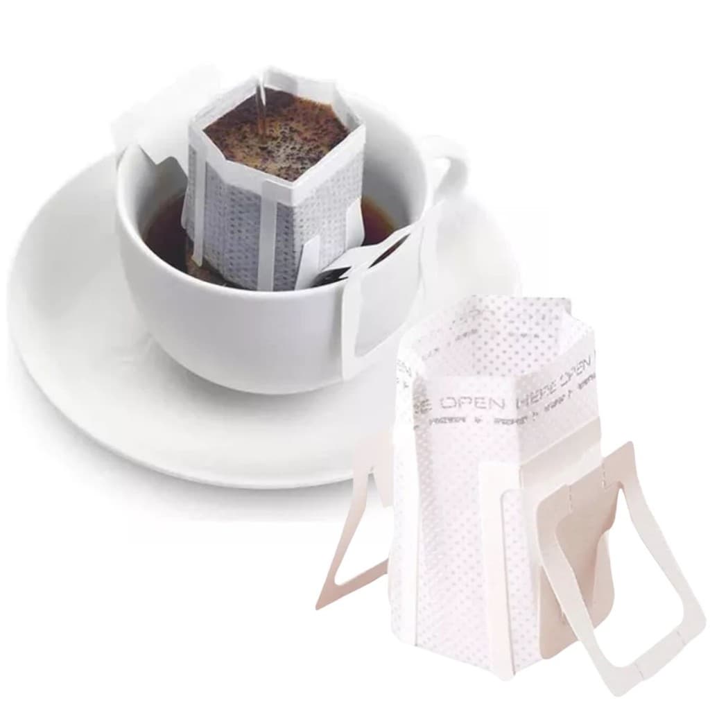 20 Coador De Café Filtro Dose Única Individual Descartável